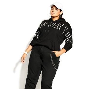 NWT Effortless Hoodie - black